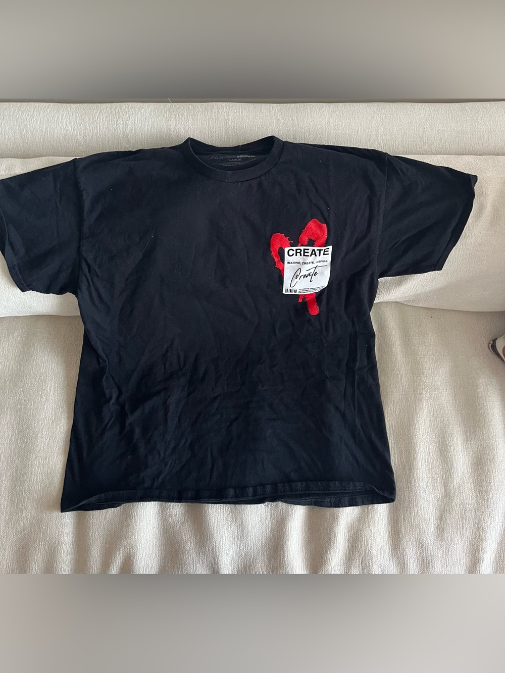 Fashion Nova Create What You Love Graphic Tee - Black
